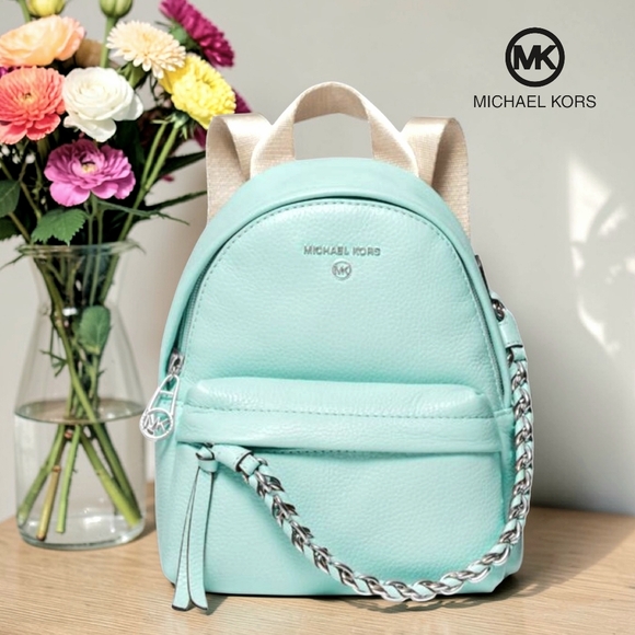 Michael Kors Handbags - Michael Kors Slate Leather XS Convertible Backpack NWT